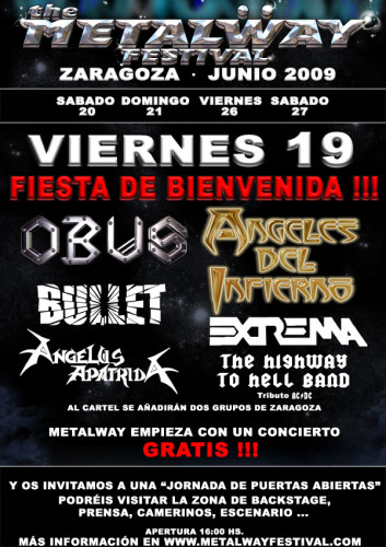 Angeles Del Infierno en MetalWay Festival 2009
